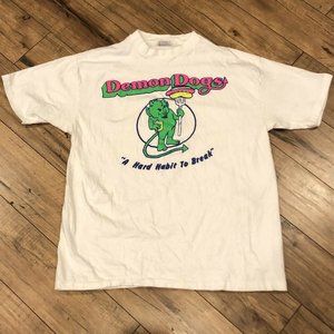 Vintage 90s Demon Dogs Chicago T-Shirt Rare